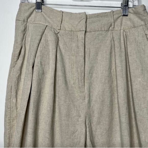 Tularosa Melina Linen Jogger in Oatmeal Size Large - Picture 3 of 10
